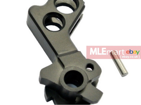 UAC Match Grade Stainless Steel Hammer for Tokyo Marui Hi-Capa (Type D) - Black - MLEmart.com