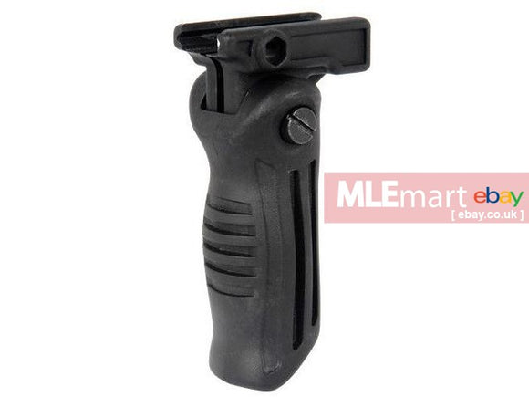 Cyma Foldable Foregrip Rail Mounted (Black) - MLEmart.com