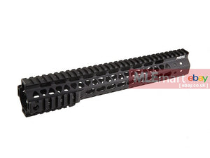 G&P MOTS 12.5 inch Keymod Rail for Tokyo Marui M4 / M16 AEG (Black) - MLEmart.com