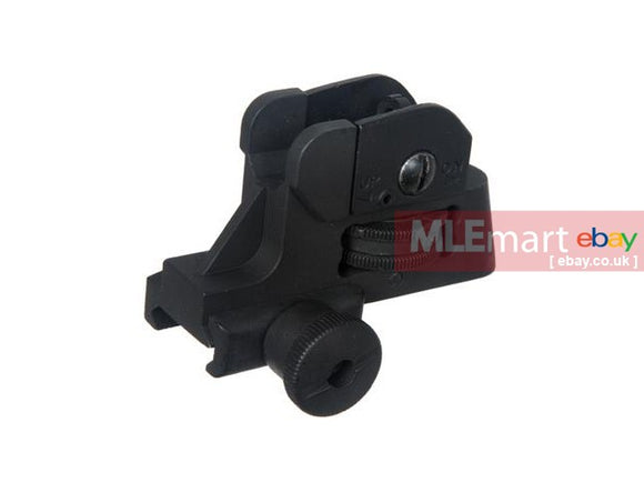 Cyma AEG M4 Flat Top A2 Rear Sight Assembly - MLEmart.com