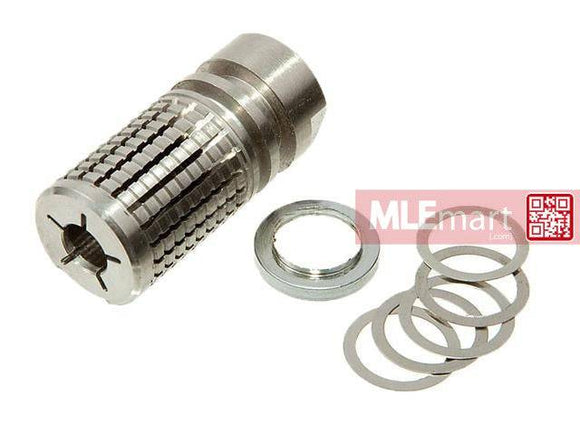 5KU Stainless Triple Tap Muzzle Break (14mm CCW) - MLEmart.com