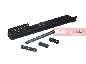 ACM Extension Rail System with 16" Outer Barrel for WE SCAR L and MK17 GBB Rifle (Black) - MLEmart.com