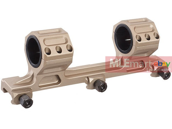 Blackcat Airsoft 25/30mm GE Big Dual Scope Mount - Tan - MLEmart.com