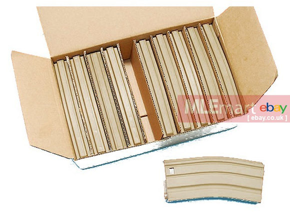 G&P 130rds Mid Cap M4 / M16 Magazine 10pcs Package (Dark Earth) - MLEmart.com