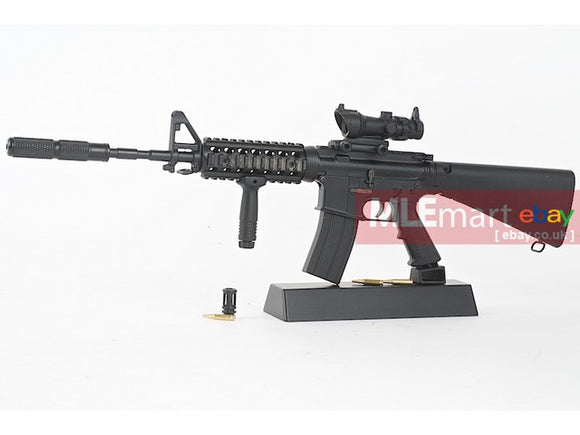 Blackcat Airsoft Mini Model Gun M4A1 RIS Fixed Stock - MLEmart.com