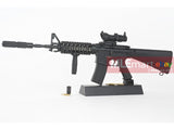 Blackcat Airsoft Mini Model Gun M4A1 RIS Fixed Stock - MLEmart.com