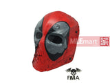 FMA Wire Mesh "SKULL 40D" RED Mask TB579 - MLEmart.com
