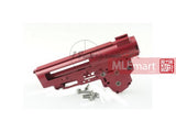 Army Force 8mm Bearing CNC Gearbox Case For V3 AEG (Red) - MLEmart.com