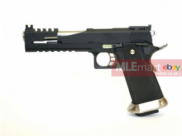WE Hi-Capa 6 Inch Dragon Type C Metal GBB Pistol (Black) - MLEmart.com