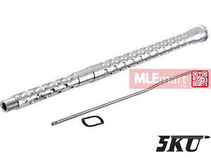 5KU SR16 E3 Aluminium AEG Outer Barrel for WA M4 GBB (Silver) - MLEmart.com