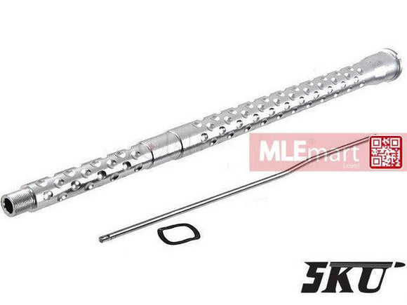 5KU SR16 E3 Aluminium AEG Outer Barrel for WA M4 GBB (Silver) - MLEmart.com
