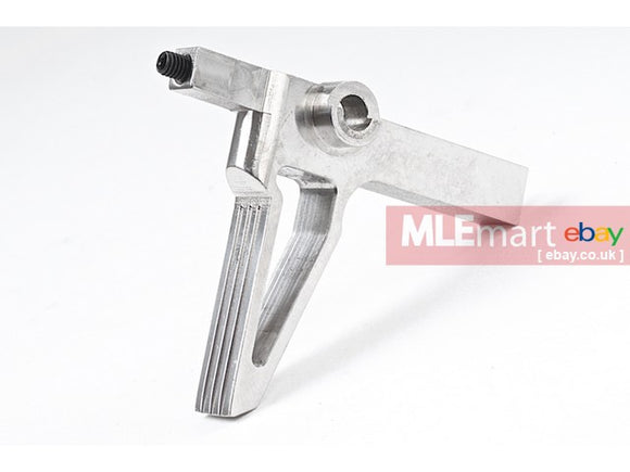 G&P GBB Stainless Steel Flat Trigger for WA M4A1 Series / G&P GBB M4A1 Series Metal Body - Silve - MLEmart.com
