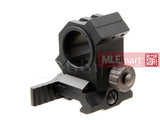Army Force Quick Lock QD Scope Mount 30mm / 25mm For 20mm Rail (Black) - MLEmart.com