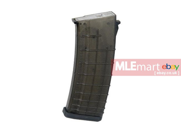 Cyma AK AEG 170 rds Mid-Cap Magazine (Smoke Clear) - MLEmart.com