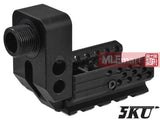 5KU SAS Front Kit for Marui G17 / G18C / G17 Custom GBB (Black) - MLEmart.com