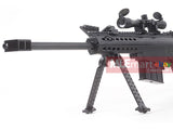 Blackcat Airsoft Mini Model Gun M82A1 Long Rail (Scale 1:4) - MLEmart.com
