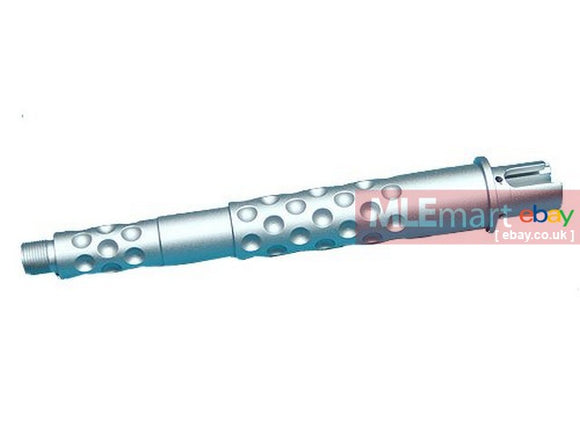 G&P 7inch Heat Sink Outer Barrel For AEG (Silver) - MLEmart.com