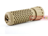 MLEmart.com - Knight's Armament Airsoft (Madbull) 556 QDC / CQB Airsoft Suppressor w/ QD Function (14mm CW) - Tan