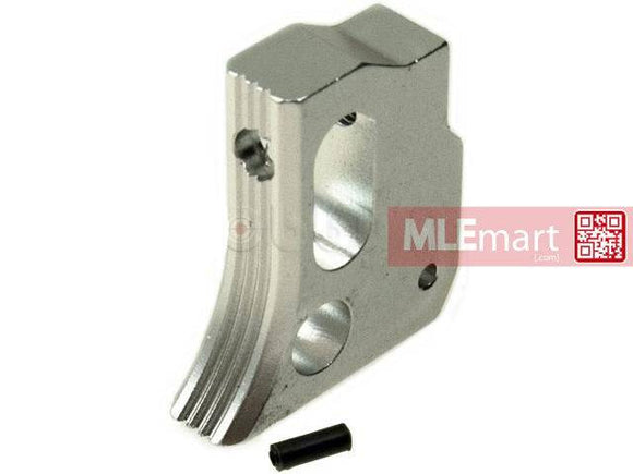 5KU Type 1 Aluminium Trigger for Marui Hi-Capa M1911 / MEU GBB (Silver) - MLEmart.com