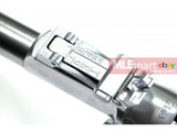 WE Luger P08 8" Full Metal GBB Pistol (Silver) - MLEmart.com