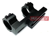 Army Force 25mm Tactical Off Set Scope QD Mount Ring For 11mm Rail - MLEmart.com