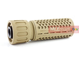 MLEmart.com - Knight's Armament Airsoft (Madbull) 556 QDC / CQB Airsoft Suppressor w/ QD Function (14mm CW) - Tan