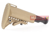 G&P Crane Type Buttstock for Tokyo Marui & G&P M4 / M16 Metal Body Series (Ball Ball) - Sand - MLEmart.com