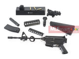 Blackcat Airsoft Mini Model Gun M4A1 RIS Fixed Stock - MLEmart.com