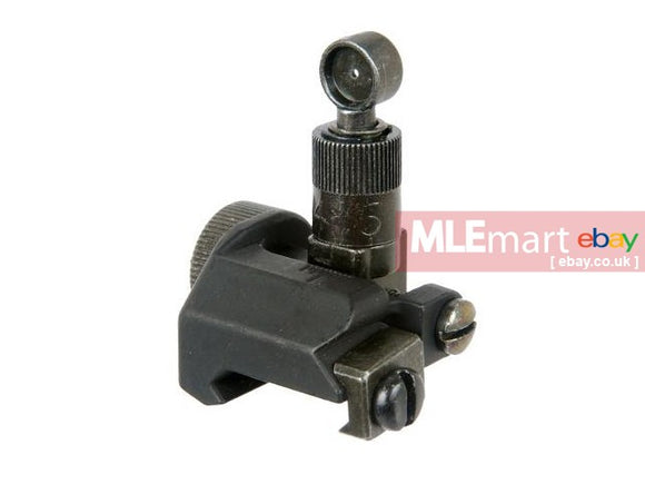 Cyma AEG KAC Style 600m Flat-Top Foldable Rear Sight - MLEmart.com