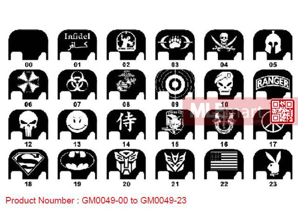 MLEmart.com - Guns Modify CNC GBBU Rear Plate (Style 10)