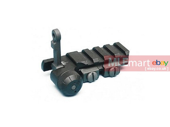 G&P Railed Flip Up Rear Sight Base - MLEmart.com