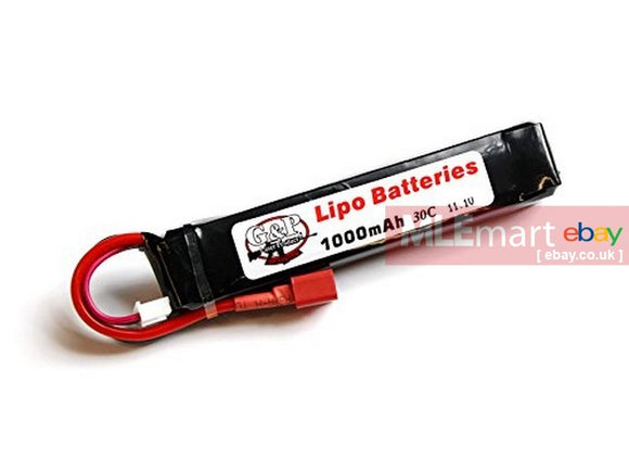 G&P 11.1V 1000mAh (30C) Lithium Polymer (LiPo) Battery - MLEmart.com
