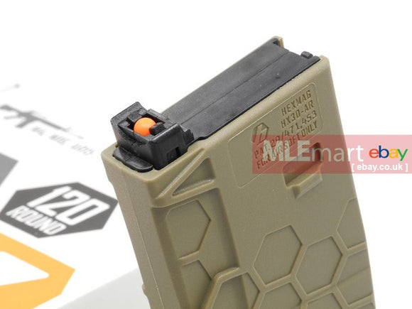 Dytac Hexmag Licensed Polymer 120rd Magazine for Systema PTW (DE - box of 5) - MLEmart.com