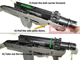 Wii Tech MP9 (KSC-System 7) aluminum outer barrel, black colour - MLEmart.com