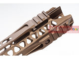 G&P MOTS II 16.2 Inch Upper Cut Keymod for Tokyo Marui M4 / M16 Series - Sand - MLEmart.com